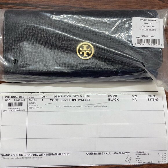 Tory Burch Robinson Envelope Continental Wallet - Picture 1 of 5